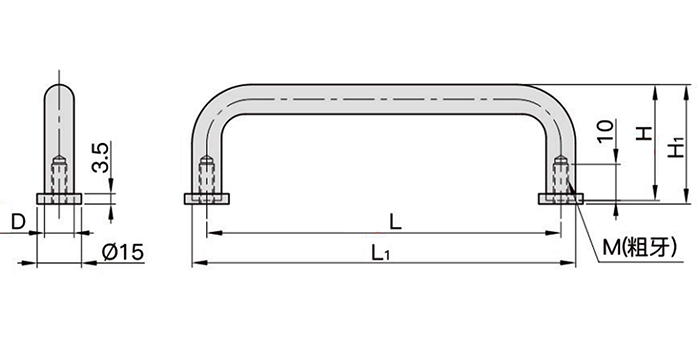 XYAJ01/11/12/13 圓形拉手