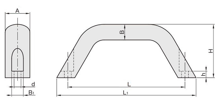 XYAG81/82/83 橢圓形拉手