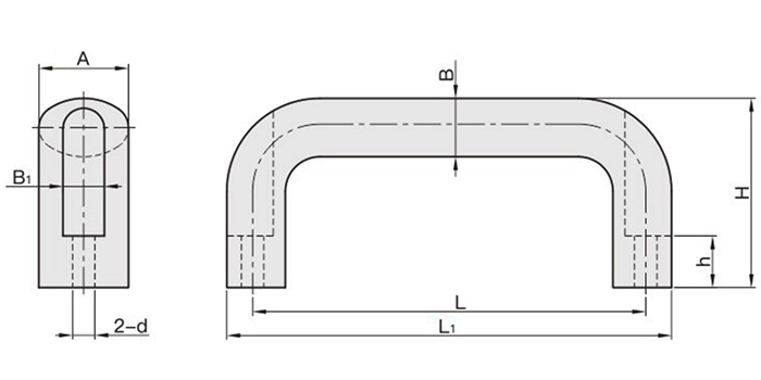 XYAG51/52  橢圓形拉手