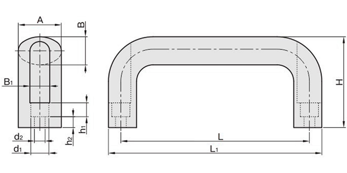 XYAG56 橢圓形拉手