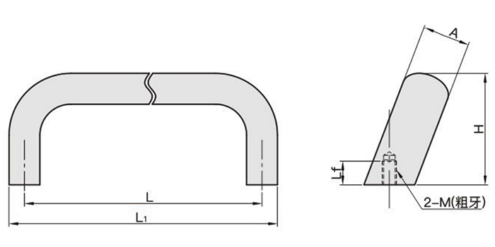 XYAG41/42 橢圓形拉手