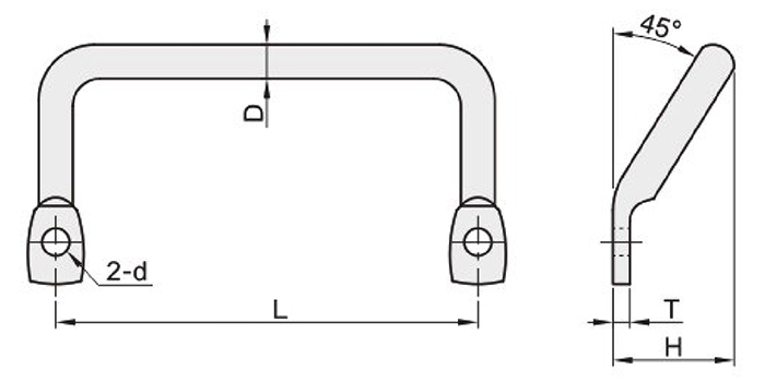 XYAF01/06/07 角型拉手