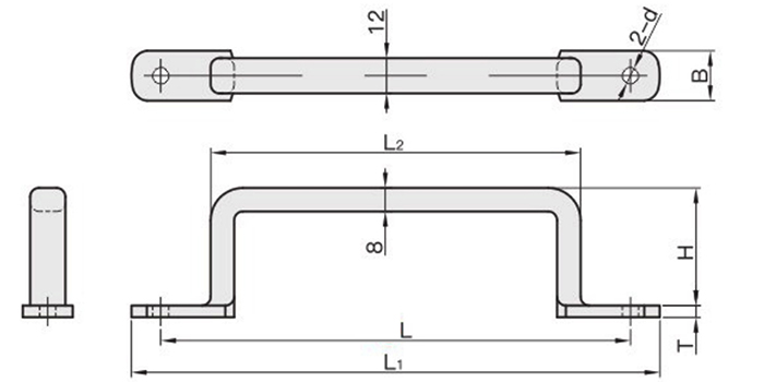 XYAK38 焊接型拉手