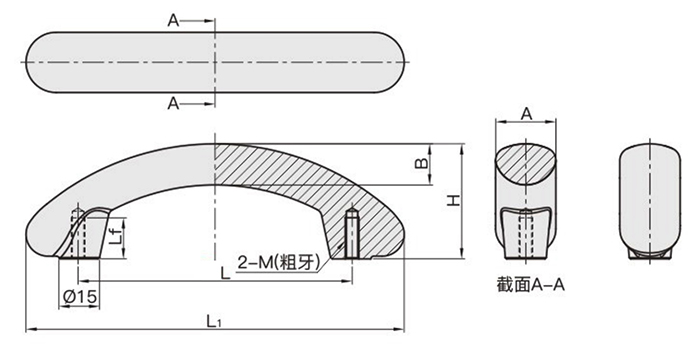 XYAQ01 精密鑄造型拉手