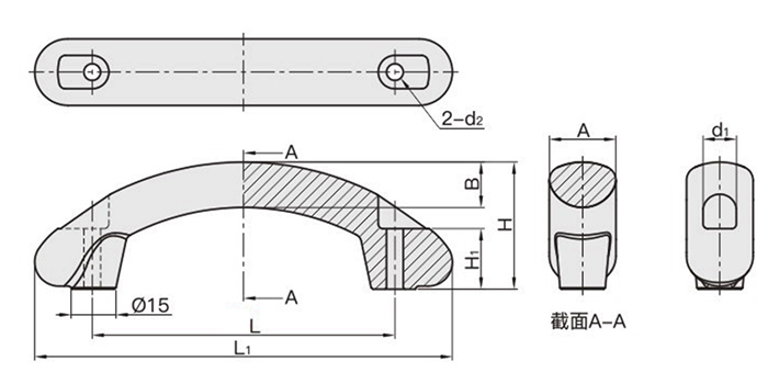 XYAQ31 精密鑄造型拉手