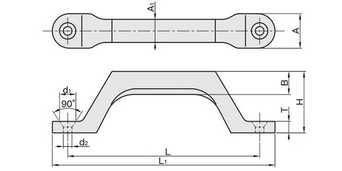 XYAK01 精密鑄造型拉手
