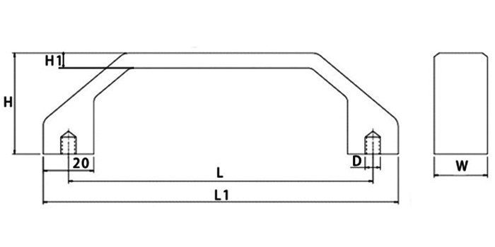 XYLS218S 精密鑄造型拉手
