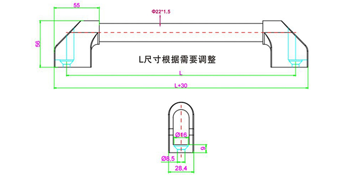 XYLS302S 精密鑄造管型拉手