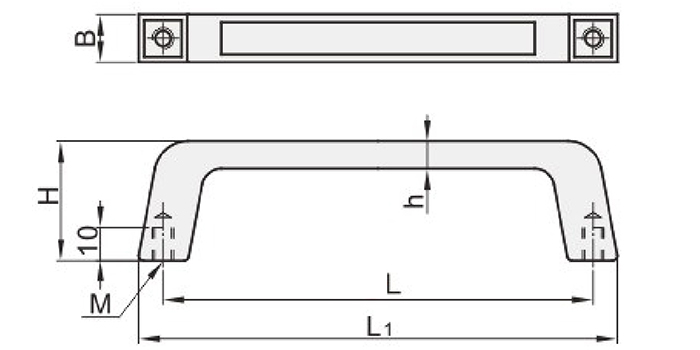 XYAC18/19/20  方形拉手