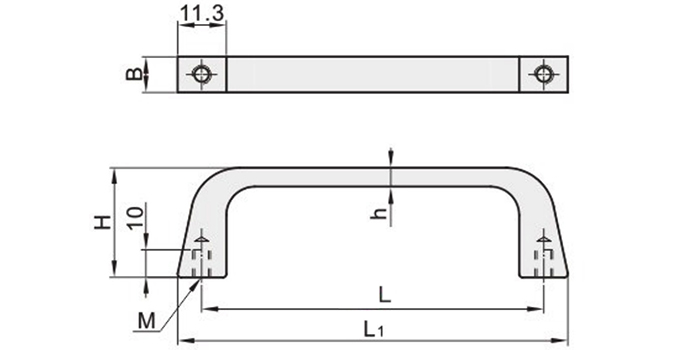 XYAC16/17  方形拉手