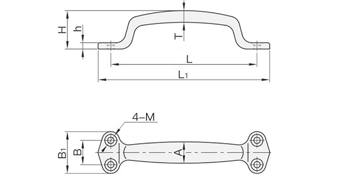 XYAG86/87 方形拉手