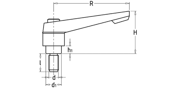 可調(diào)位緊定手柄
